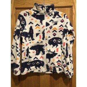 Columbia Benton Springs II Printed Fleece Youth Jacket XL(18-20) Full Zip
